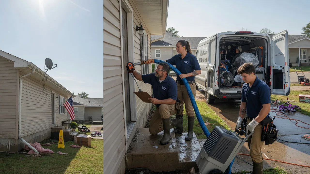 Ceiling Water Damage Restoration in Broadus, MT near me